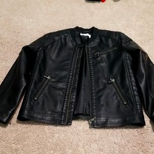 NWOT Little Boys H&M Leather Jacket